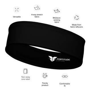 Headband - Fortitude Black FORTITUDE Store