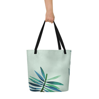 Nature Print Large Tote Bag