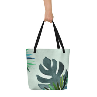 Nature Print Large Tote Bag