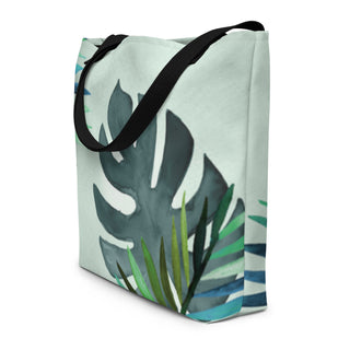 Nature Print Large Tote Bag