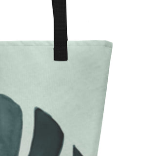 Nature Print Large Tote Bag