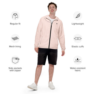 Men’s windbreaker - Pastel Peach