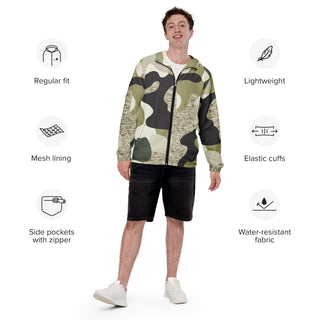 Men’s windbreaker - camouflage FORTITUDE Store