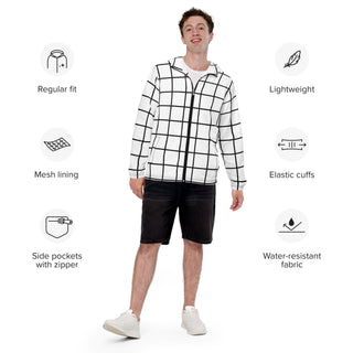 Men’s windbreaker - Checked FORTITUDE Store