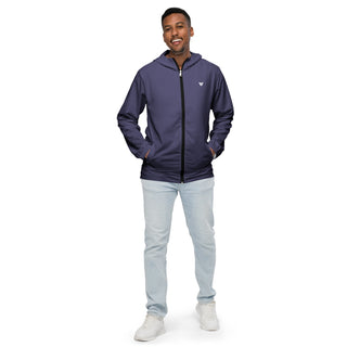 Men’s windbreaker - Flower Blue FORTITUDE Store