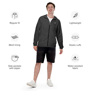 Men’s windbreaker - Eclipse Grey FORTITUDE Store