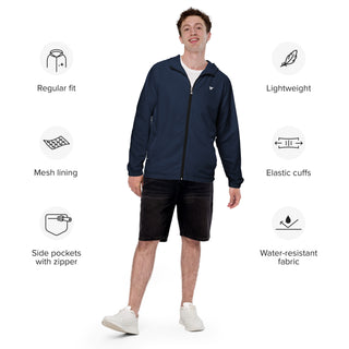 Men’s windbreaker -Navy Blue FORTITUDE Store