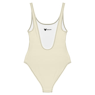 One-Piece Swimsuit - Apricot White FORTITUDE Store