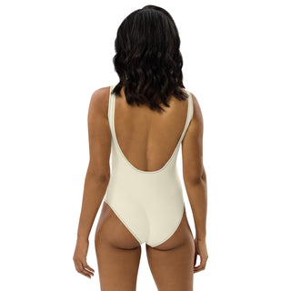 One-Piece Swimsuit - Apricot White FORTITUDE Store