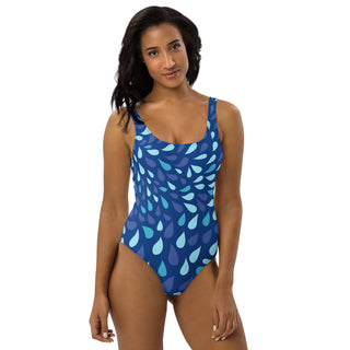 Ocean Splash One-Piece Swimsuit