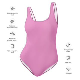 One-Piece Swimsuit - Lavender Rose FORTITUDE Store