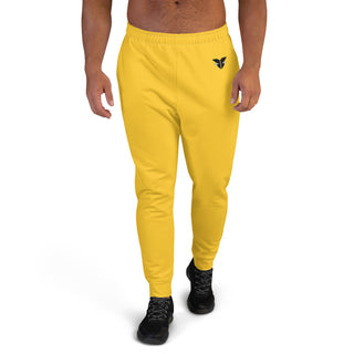 Men's Joggers in Amber Yellow