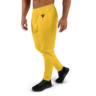 Men's Joggers in Amber Yellow