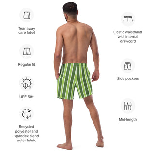 Emerald Line Swim Trunks