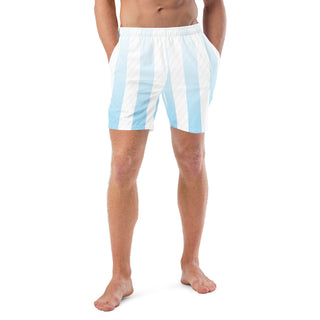 Blue Stripes Swim Trunks