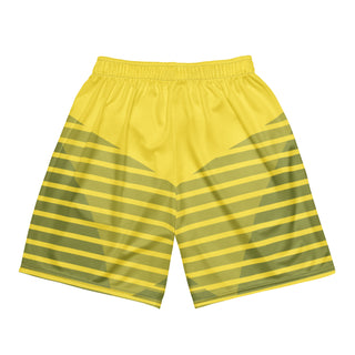 Yellow Print Mesh shorts FORTITUDE Store