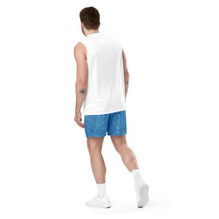 mesh shorts - Blue Splash FORTITUDE Store