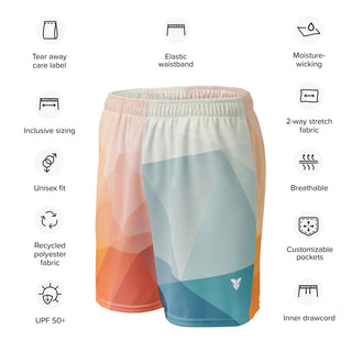 mesh shorts - Crystal Print FORTITUDE Store