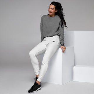 Women's Joggers in Milkey White