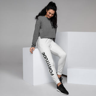 Women's Joggers in Milkey White