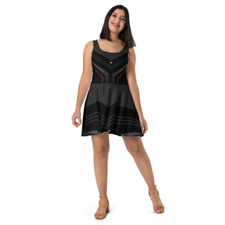 Skater Dress - Raven Black