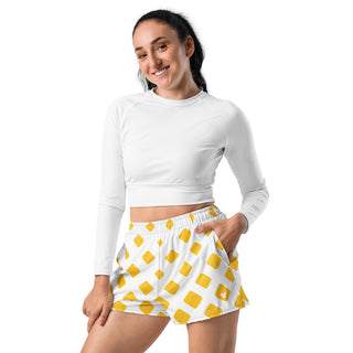 Unisex Athletic Shorts - Yellow Drops FORTITUDE Store