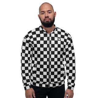 Men's Bomber Jacket - Checked