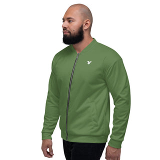 Men's Bomber Jacket - Olive Green