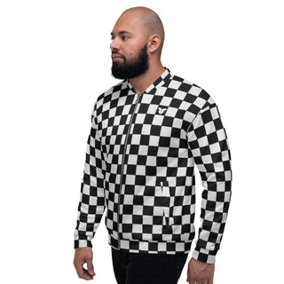 Men's Bomber Jacket - Checked