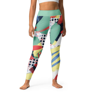 Yoga Leggings - Abstract FORTITUDE Store