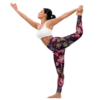 Yoga Leggings - Floral