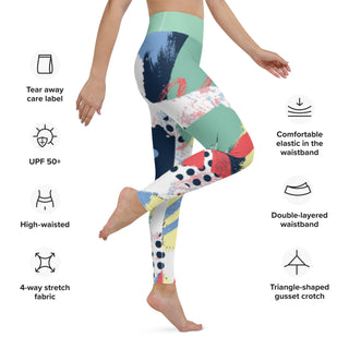 Yoga Leggings - Abstract FORTITUDE Store