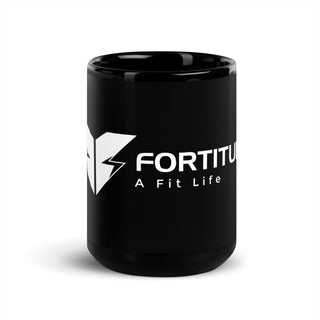 FORTITUDE - Black Glossy Mug