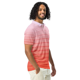 Men’s slim fit polo - Sunset FORTITUDE Store