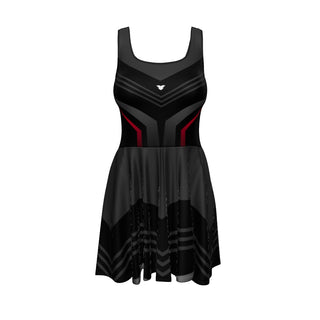 Skater Dress - Raven Black