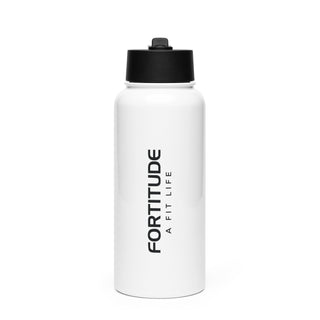 Fortitude - Stainless steel bottle with a straw lid FORTITUDE Store