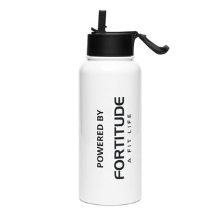 PowerFlow Stainless steel bottle with a straw lid FORTITUDE Store