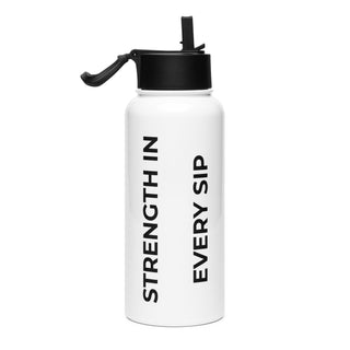 PowerFlow Stainless steel bottle with a straw lid FORTITUDE Store