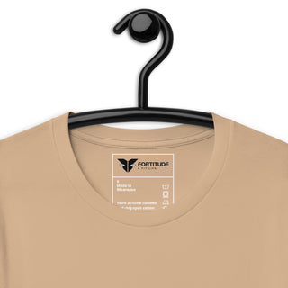 Fortitude Unisex t-shirt - Tan FORTITUDE Store