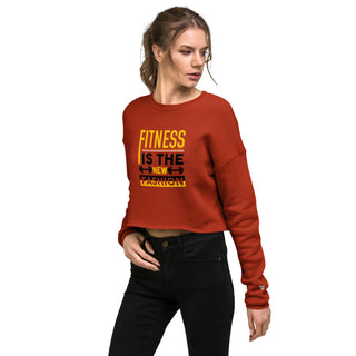 Brick Brown Crop Sweatshirt FORTITUDE Store