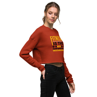 Brick Brown Crop Sweatshirt FORTITUDE Store