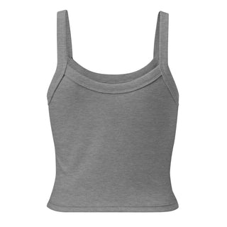 Be You Women’s micro-rib tank top - Grey FORTITUDE Store