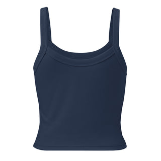 Boss Women’s micro-rib tank top - Navy Blue FORTITUDE Store