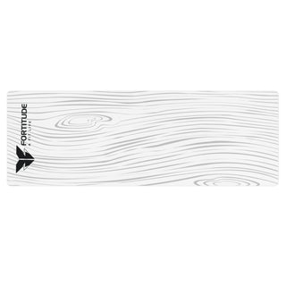 Fortiyude White wood Yoga mat FORTITUDE Store